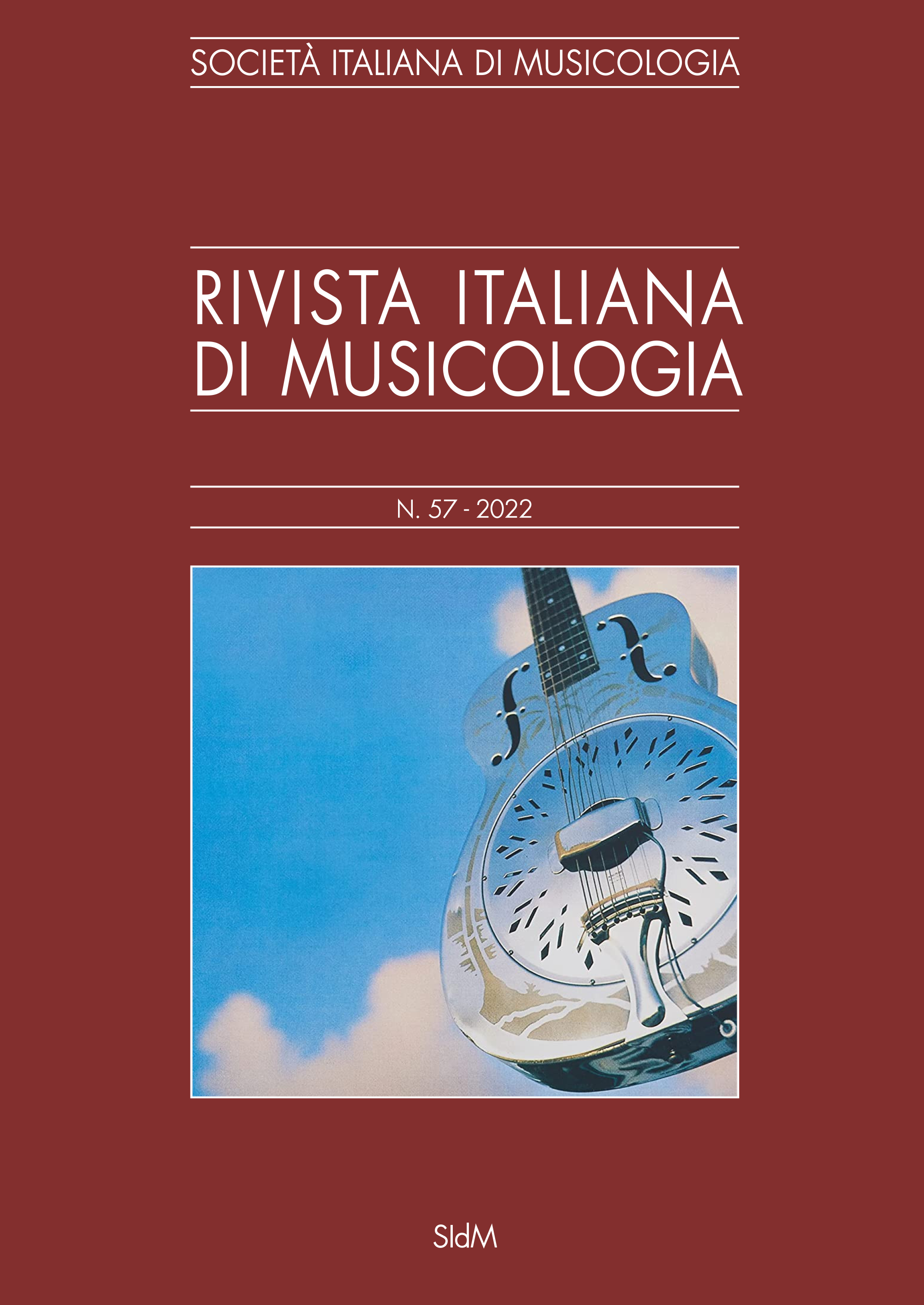 Copertina Rivista Italiana di Musicologia n. 57